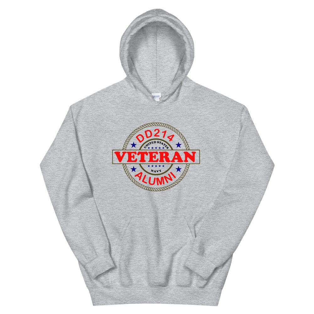 DD-214 Alumni Navy Veteran Unisex Hoodie