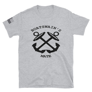 Navy Boatswain's Mate Grey Short-Sleeve Unisex Tee