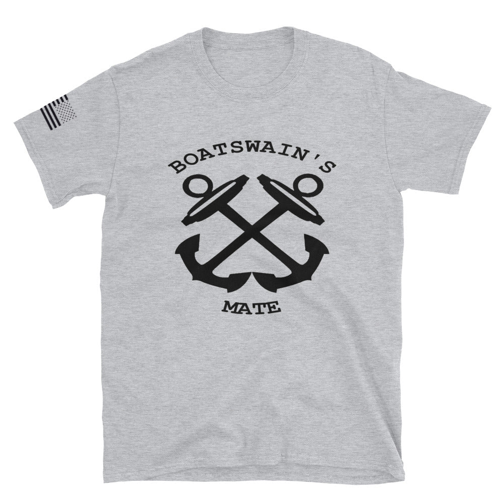 Navy Boatswain's Mate Grey Short-Sleeve Unisex Tee