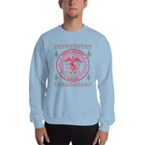 Navy Mustang Unisex Christmas Sweatshirt