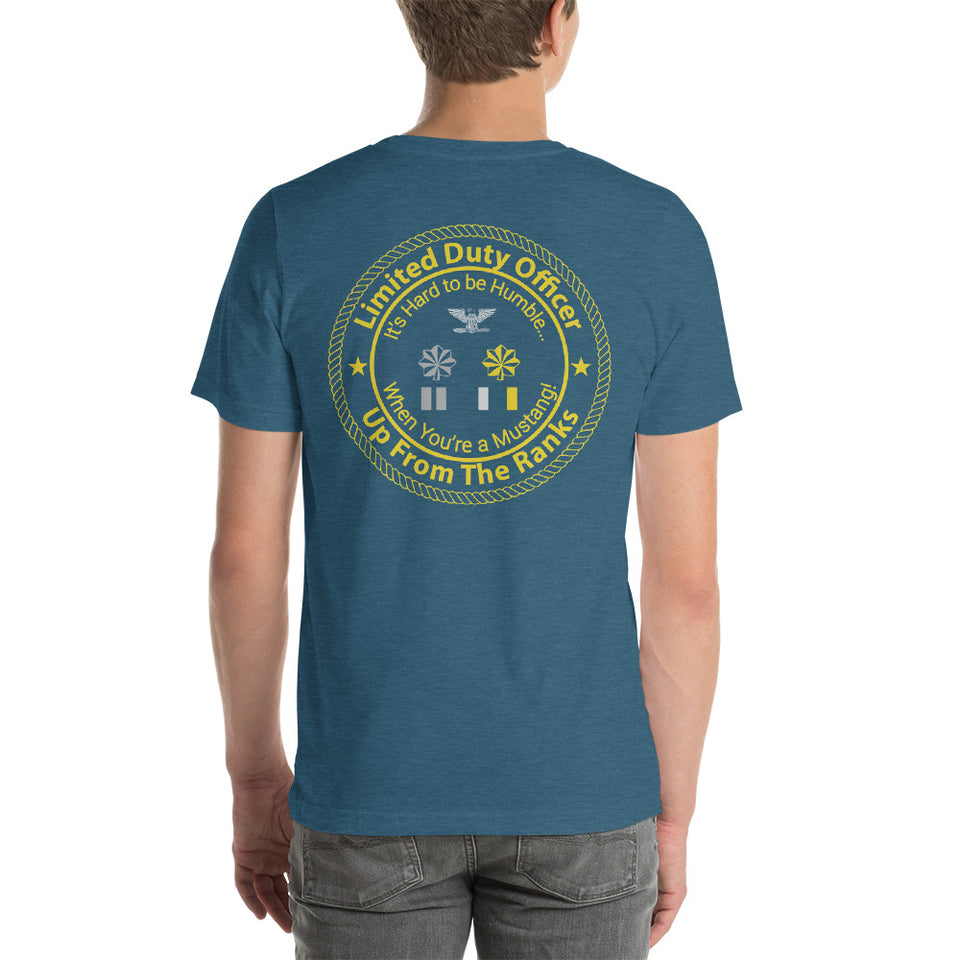 U.S. Navy Mustang Limited Duty Officer (LDO) Short-Sleeve Unisex T-Shirt
