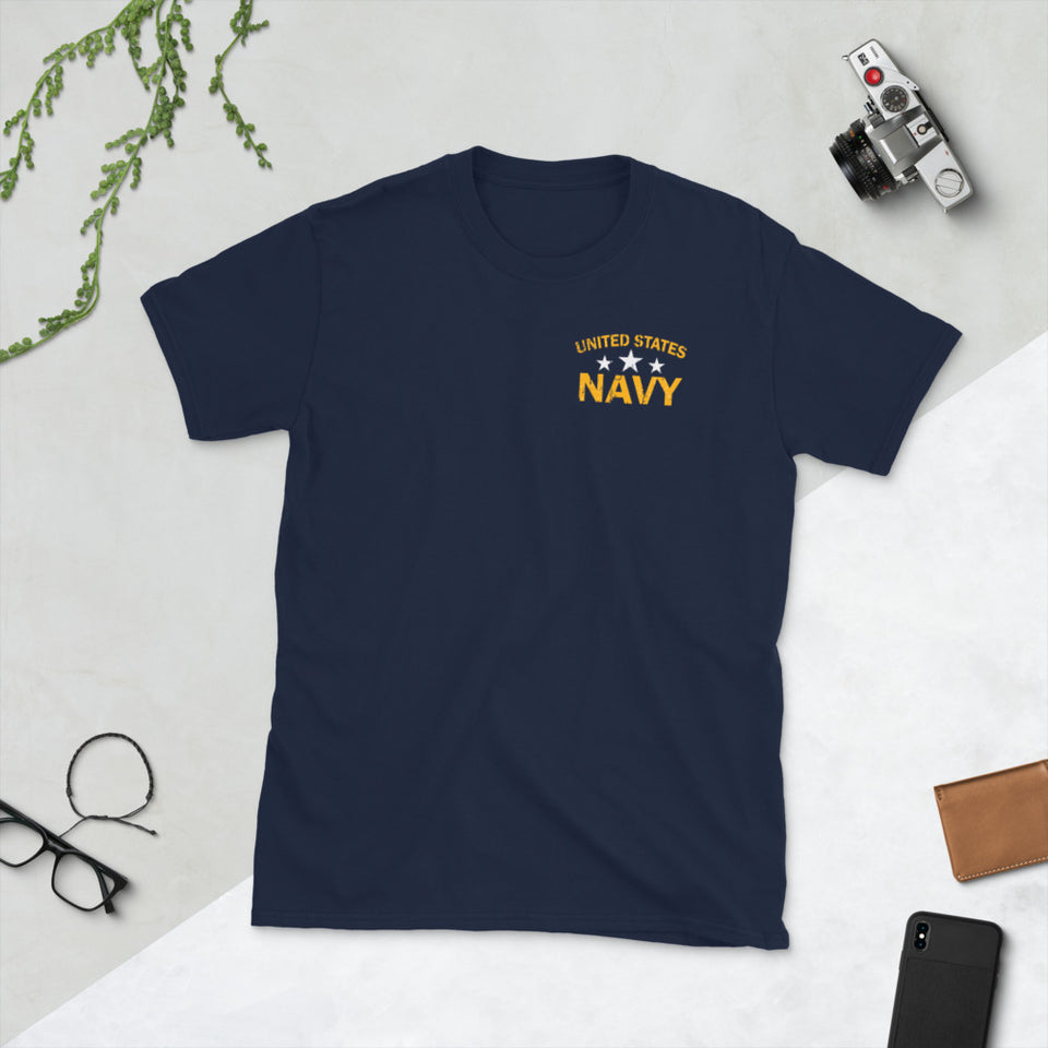 U.S. Navy Mustang Veteran Short-Sleeve Unisex T-Shirt