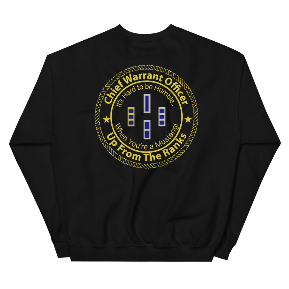 U.S. Navy Mustang Chief Warrant Officer (CWO) Unisex Sweatshirt