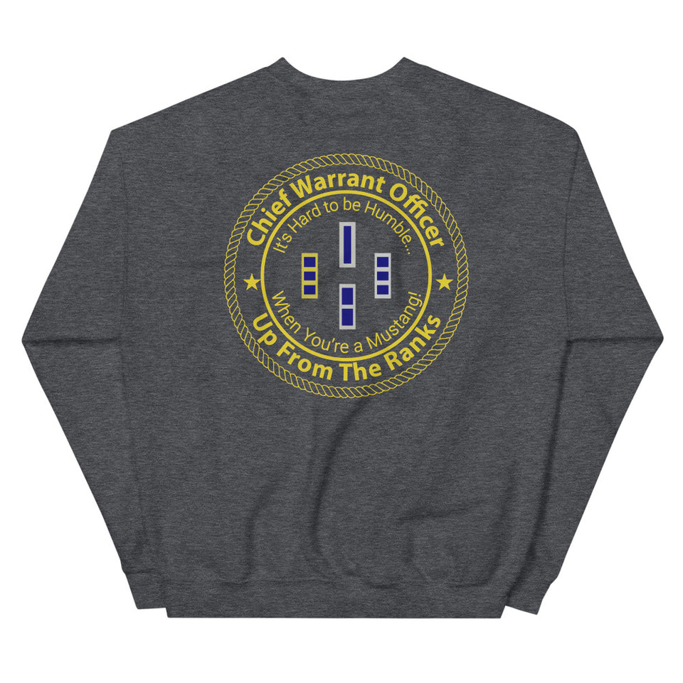 U.S. Navy Mustang Chief Warrant Officer (CWO) Unisex Sweatshirt