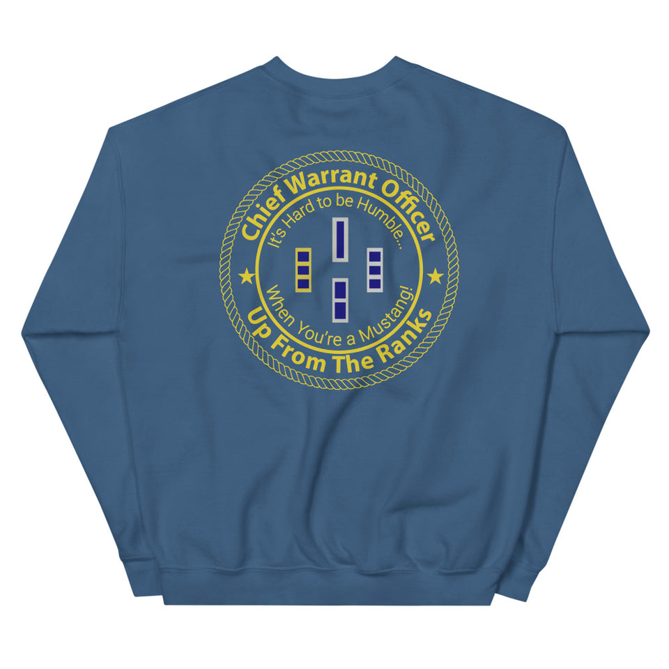 U.S. Navy Mustang Chief Warrant Officer (CWO) Unisex Sweatshirt